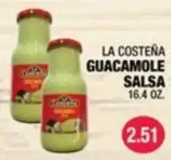 Carnicerias Jimenez La Costeña guacamole salsa offer