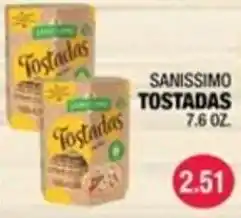 Carnicerias Jimenez Sanissimo tostadas offer