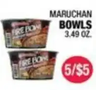 Carnicerias Jimenez Maruchan bowls offer