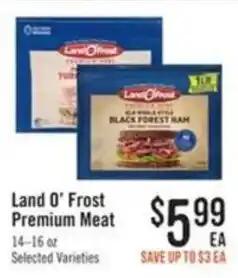 Haggen Food Land O' Frost Premium Meat offer