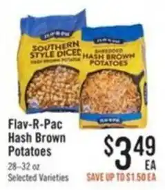 Haggen Food Flav-R-Pac Hash Brown Potatoes offer