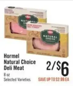 Haggen Food Hormel Natural Choice Deli Meat offer