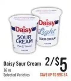 Haggen Food Daisy Sour Cream offer