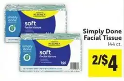 Save Mart Simply Done Facial Tissue offer
