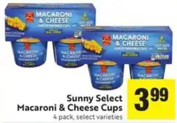 Save Mart Sunny Select Macaroni & Cheese Cups offer