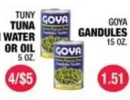 Carnicerias Jimenez Goya tuna water or oil offer