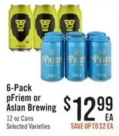 Haggen Food pFriem or Asian Brewing offer