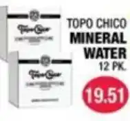 Carnicerias Jimenez Topo Chico mineral water offer