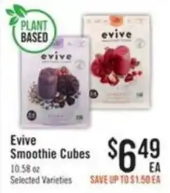 Haggen Food Evive Smoothie Cubes offer