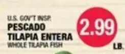 Carnicerias Jimenez U.S. Gov't Insp. Pescado Tilapia Entera offer