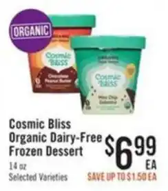 Haggen Food Cosmic Bliss Organic Dairy-Free Frozen Dessert offer