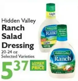 Festival Foods Hidden Valley Ranch Salad Dressing offer