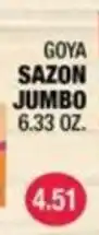 Carnicerias Jimenez Goya sazon jumbo offer