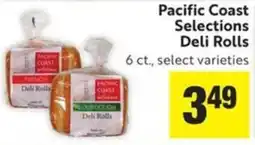Save Mart Pacific Coast Selections Deli Rolls offer