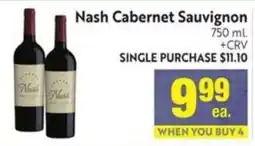 Save Mart Nash Cabernet Sauvignon offer