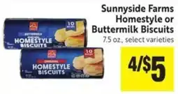 Save Mart Sunnyside Farms Homestyle or Buttermilk Biscuits offer