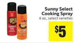 Save Mart Sunny Select Cooking Spray offer