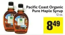 Save Mart Pacific Coast Organic Pure Maple Syrup offer