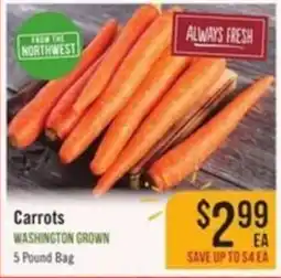 Haggen Food Carrots offer
