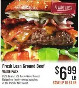 Haggen Food Fresh Lean Ground Beef offer