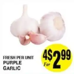 Arlan's Market Fresh Purple Garlic offer