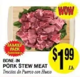 Arlan's Market Bone-in Pork Stew Meat offer