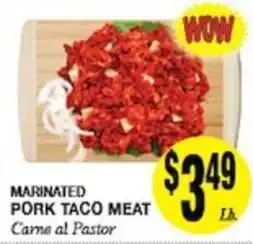 Arlan's Market Marinated Pork Taco Meat Carna al Pastor offer