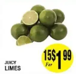 Arlan's Market Juicy Limes offer