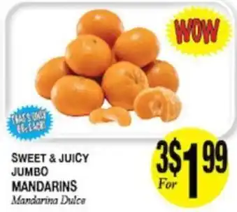 Sweet & Juicy Jumbo Mandarins