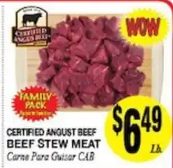 Arlan's Market Certified Angus Beef Beef Stew Meat offer