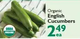 Festival Foods Organic English Cucumbers offer