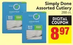 Save Mart Simply Done assorted cutlery offer