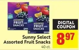 Save Mart Sunny Select Assorted Fruit Snacks offer