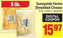 Save Mart Sunnyside Farms Shredded Cheese offer