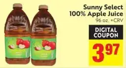 Save Mart Sunny Select Apple Juice offer