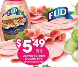 Arteagas Food Center Fud Jamon Selecto Cocido offer