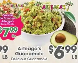 Arteagas Food Center Arteaga's Guacamole offer