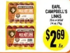 Arlan's Market Earl Campbell's Links offer