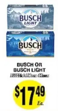 Arlan's Market Busch or Busch Light offer