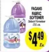 Arlan's Market Fagans fabric softener offer