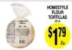 Arlan's Market Homestyle flour tortillas offer