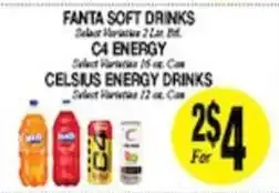Arlan's Market Fanta soft drinks offer