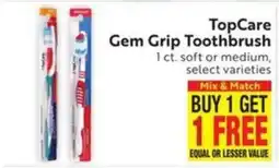 Save Mart TopCare Gem Grip Toothbrush offer