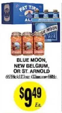 Arlan's Market Blue Moon, New Belgium, or St. Arnold offer