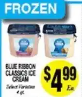 Arlan's Market Blue Ribbon Classics Ice Cream offer