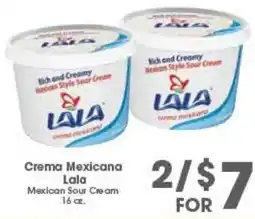 Arteagas Food Center Lala Mexican Style Sour Cream offer