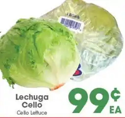 Arteagas Food Center Cello Lettuce offer