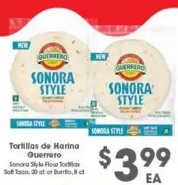 Arteagas Food Center Tortillas de Harina Guerrero offer
