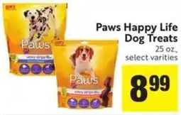 Save Mart Paws happy life dog treats offer