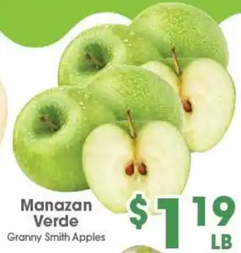 Arteagas Food Center Manazan Verde Granny Smith Apples offer